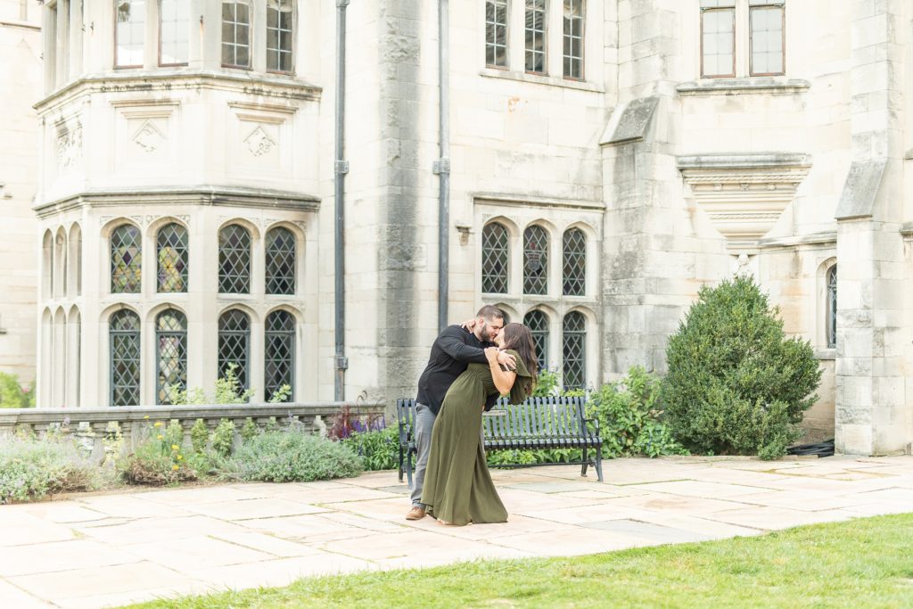 Hartwood Acres Park in Pittsburgh, Pennsylvania autumn engagement session by San Diego, California wedding photographer, Bree Thompson Photography.