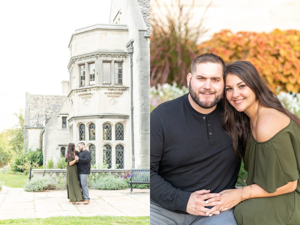 Hartwood Acres Park in Pittsburgh, Pennsylvania autumn engagement session by San Diego, California wedding photographer, Bree Thompson Photography.