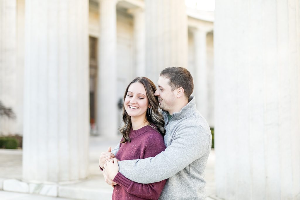 Niles Mckinley Memorial Library in Niles, Ohio engagement session by Bree Thompson Photography, based in San Diego, California.