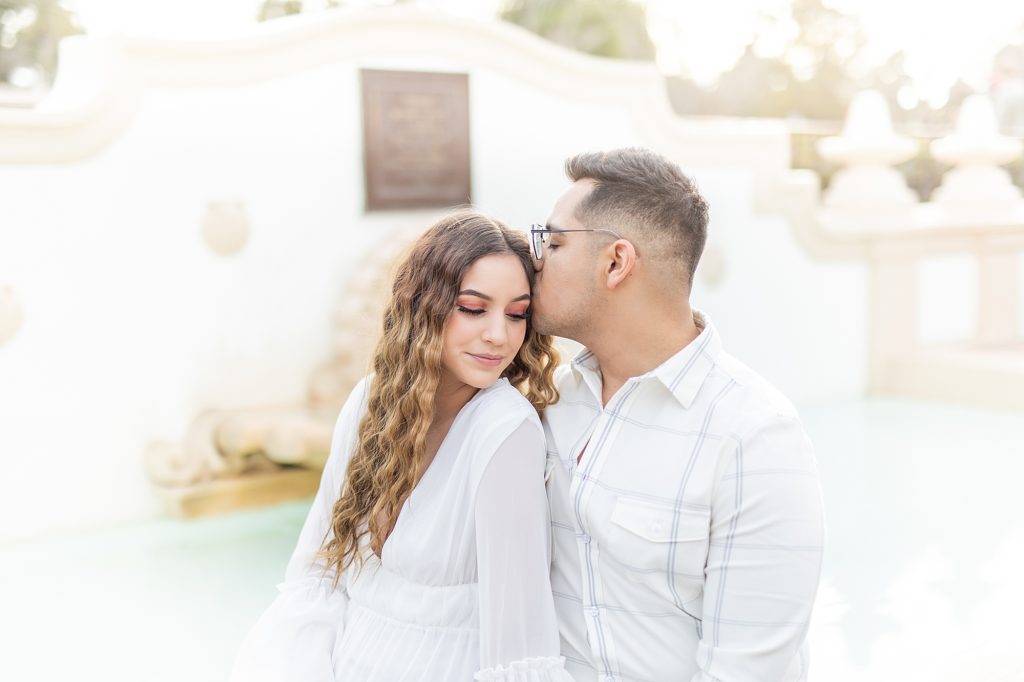 Golden hour photography session for engaged couple, Alexa and Stephen by San Diego photographer, Bree Thompson.