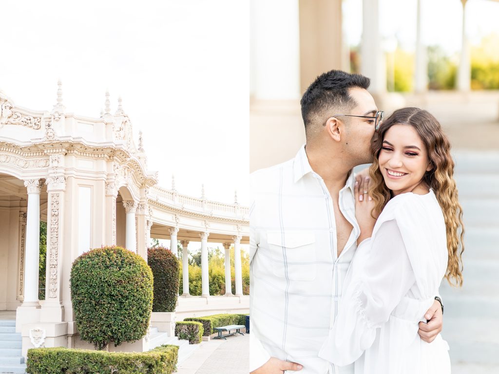 Golden hour photography session for engaged couple, Alexa and Stephen by San Diego photographer, Bree Thompson.
