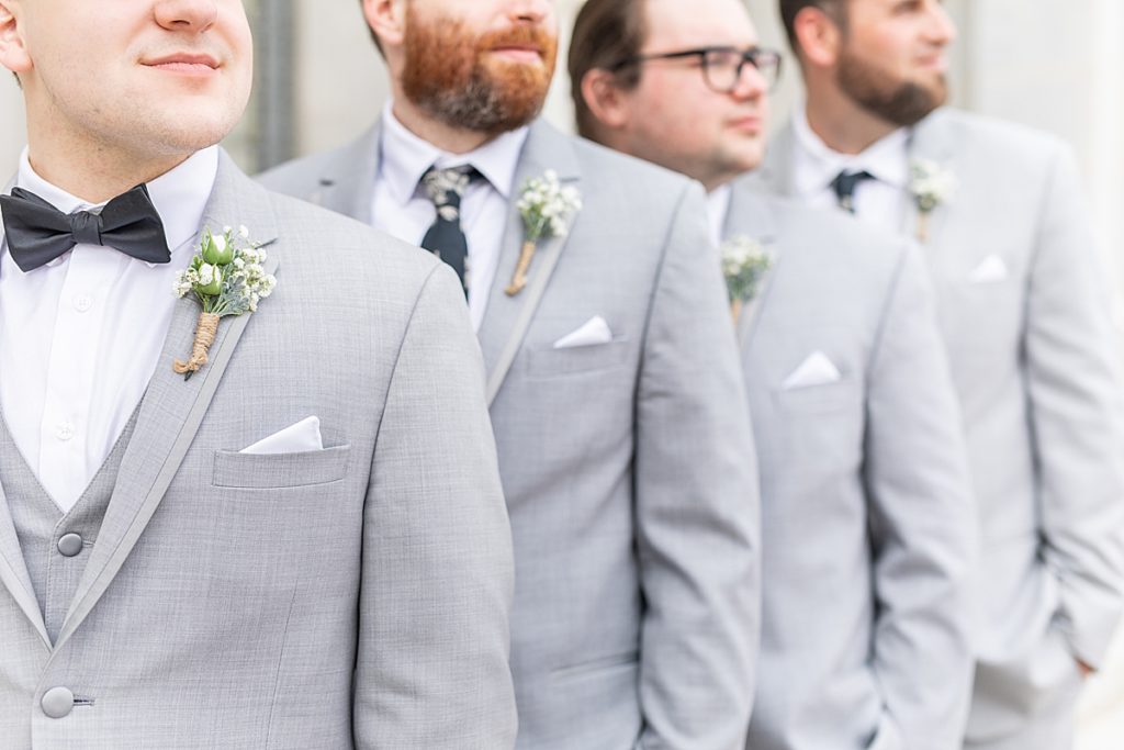 Groom and groomsmen suits by Sherr Weddings based in San Diego, California.