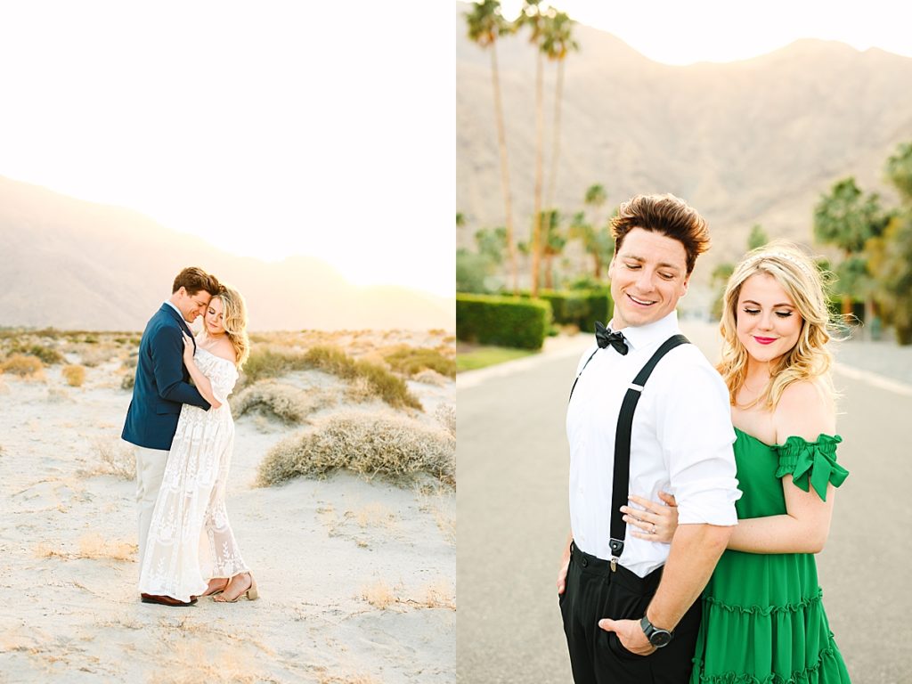 Palm Springs engagement session with Hayes and Bree from Sherr Weddings by Mary Costa Photography.
