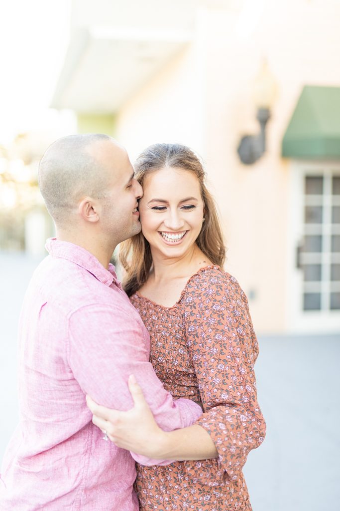 Carlsbad engagement session with bride and groom in Southern California.
