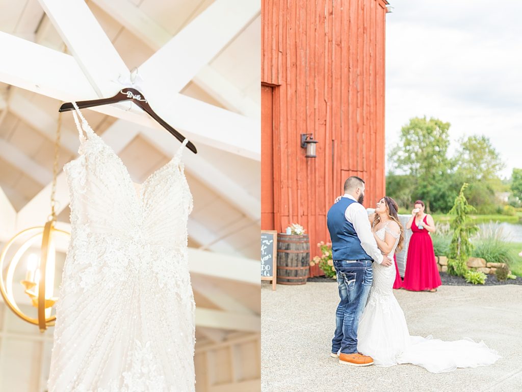 The Barn at Pineridge Ohio Lisbon wedding by Sherr Weddings.