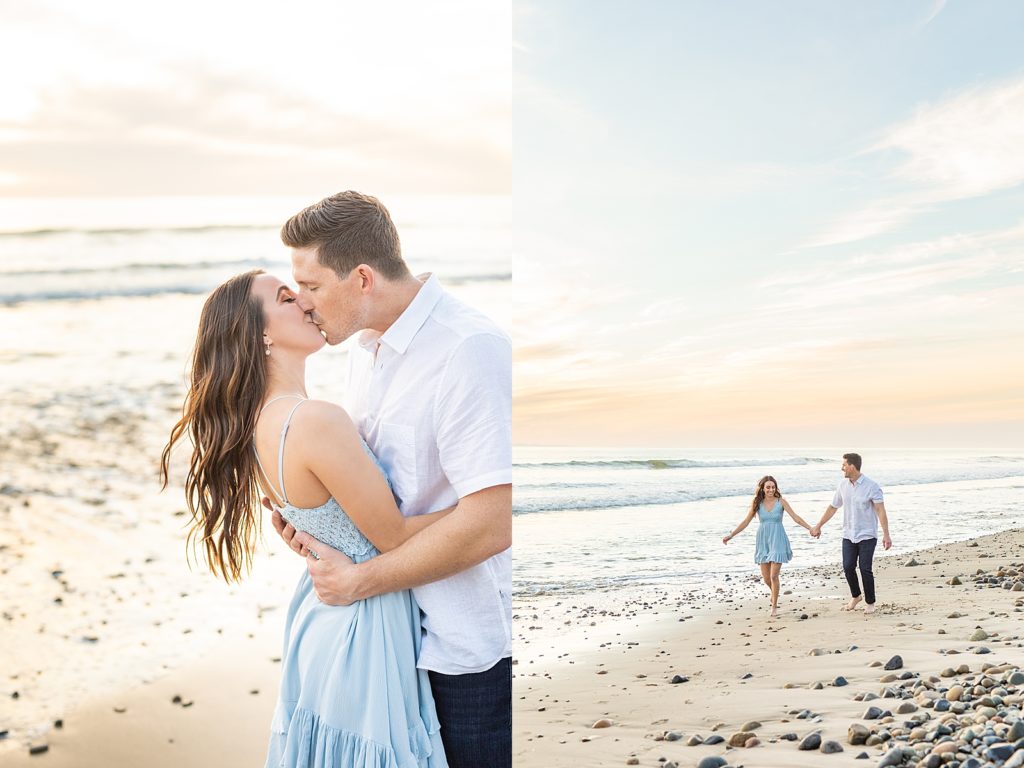 Engaged bride and groom in Southern California by Sherr Weddings based in San Diego.