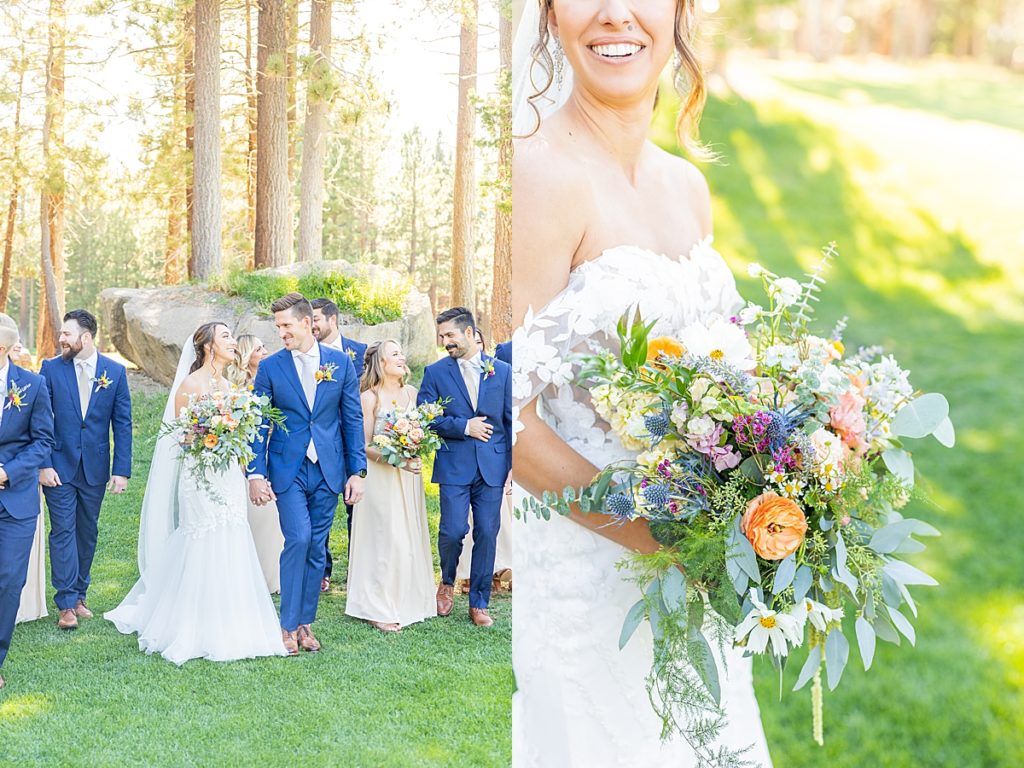 Samantha and Trevor Barker’s summer wedding in Northern California.