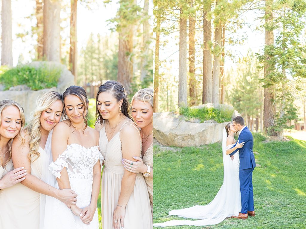 Romantic and classy wedding day at Mammoth Lakes Resort.