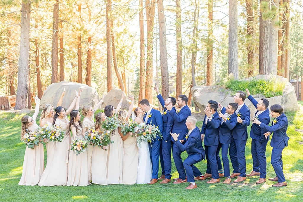 Mammoth mountaintop wedding in Northern California.