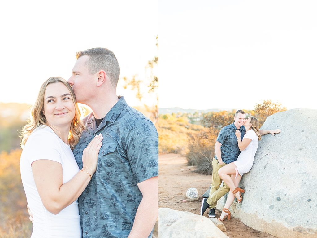 Tess & Mike sunrise engagement pictures by Sherr Weddings.