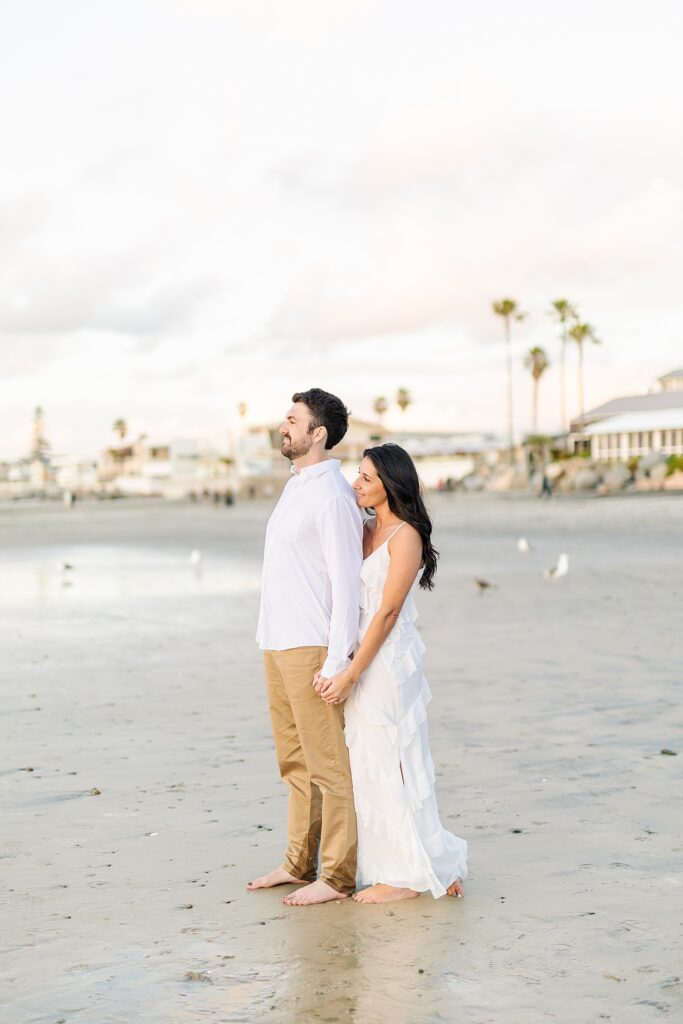 San Diego beach engagement session by Bree Sherr from Sherr Weddings.