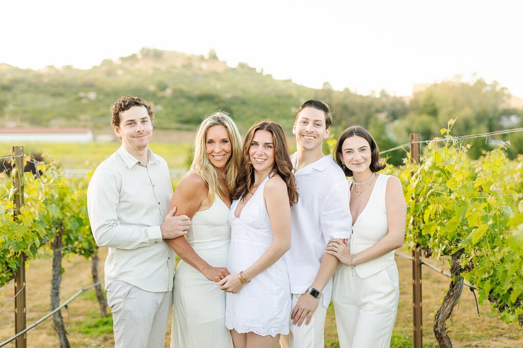 Immediate family photos in Temecula by photographer, Bree Sherr of Sherr Weddings.