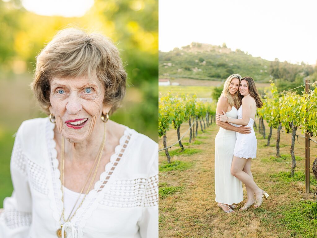 Grandma smiling for her portrait.