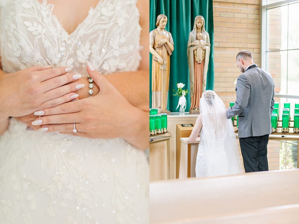 Holy Family Parish wedding ceremony and Darlington Pennsylvania reception.