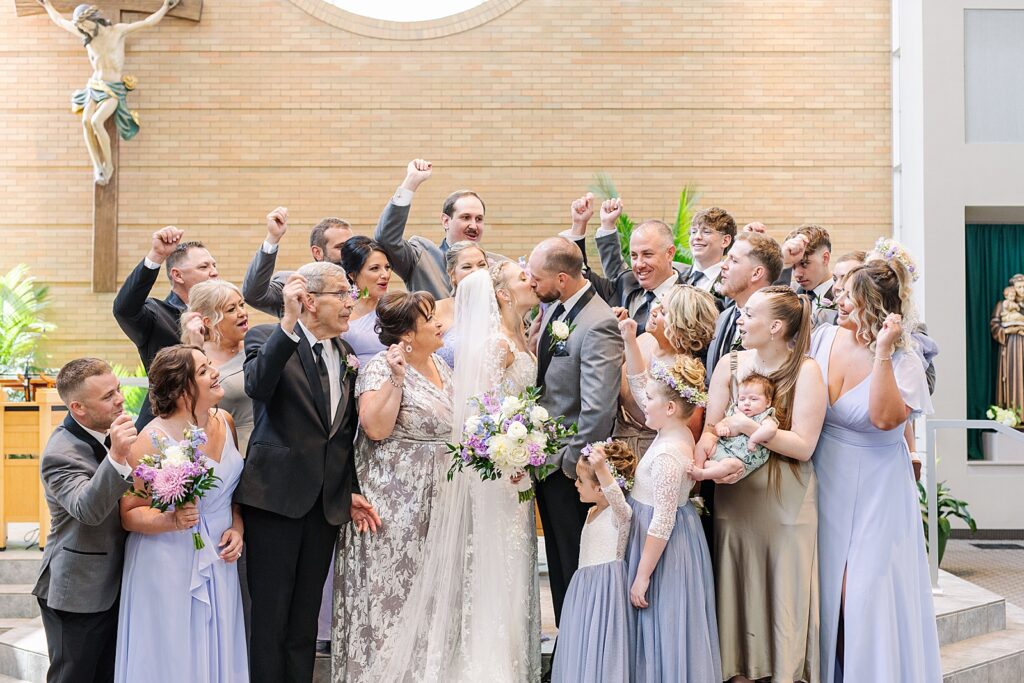 Holy Family Parish wedding ceremony and Darlington Pennsylvania reception.